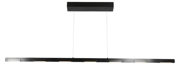 Steinhauer - lampada a sospensione - Bloc - nero - vetro metallo - lampada di design - LED - 3297ZW