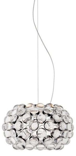 Lampada a sospensione Foscarini, Trasparente, Sala da pranzo, Vetro