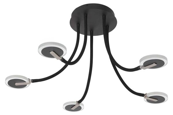 Steinhauer - plafoniera - Turound - nero - metallo - Ø 92cm - LED - 3375ZW
