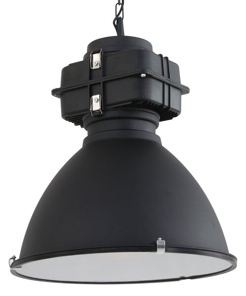 Mexlite - lampada a sospensione - Densi - nero - vetro metallo - Ø 47cm - E27 - 7779ZW