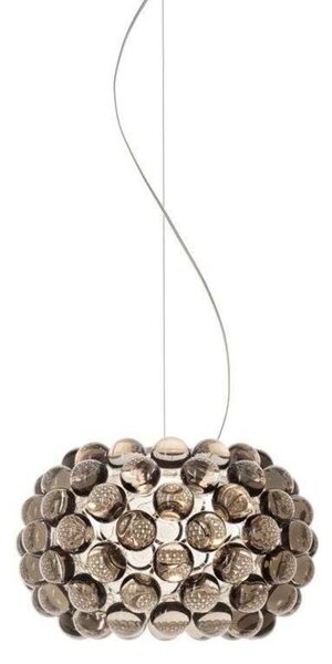 Lampada a sospensione Foscarini, Grigio, Sala da pranzo, Vetro