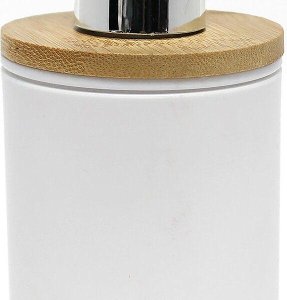 Dispenser per sapone bianco in plastica 91 ml Smart – douceur d'intérieur