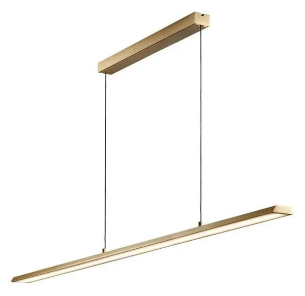 Lampada a sospensione LIGHT-POINT, Dorato / Ottone, Sala da pranzo, Alluminio
