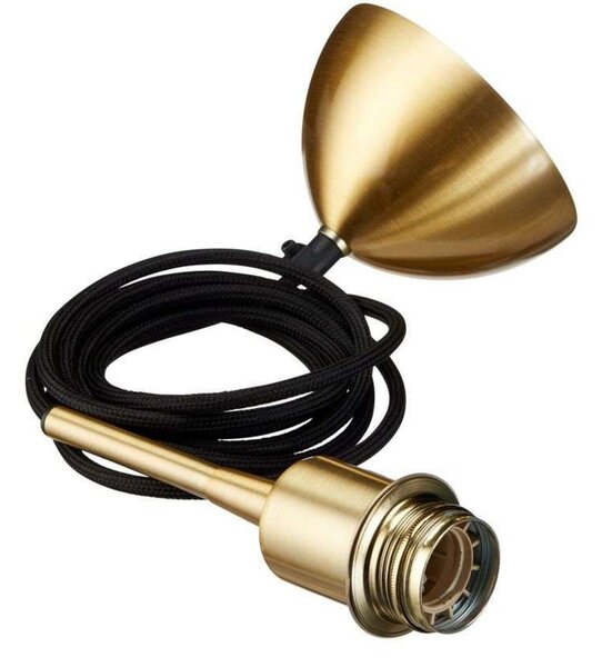 Lampada a sospensione Belid, Dorato / Ottone, Sala da pranzo, Metallo