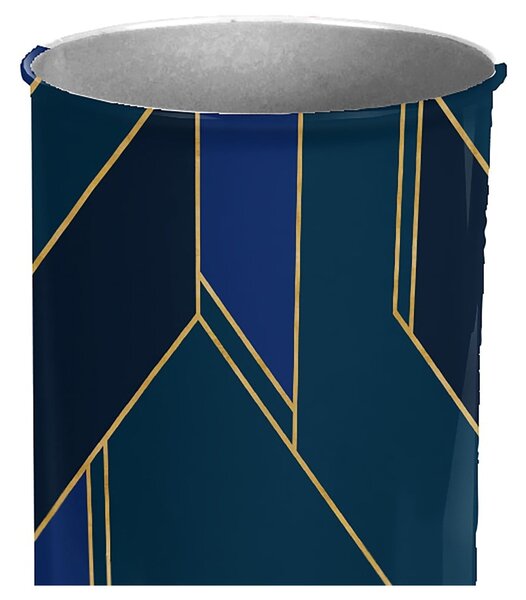 Scopino WC blu scuro in metallo Achille – douceur d'intérieur