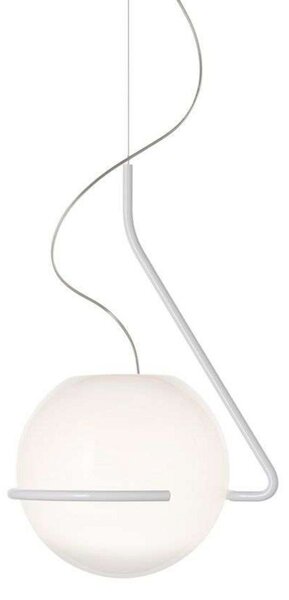 Lampada a sospensione Foscarini, Bianco, Sala da pranzo, Metallo