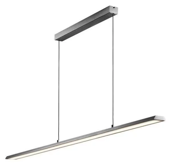 Lampada a sospensione LIGHT-POINT, Metallizzato, Sala da pranzo, Alluminio