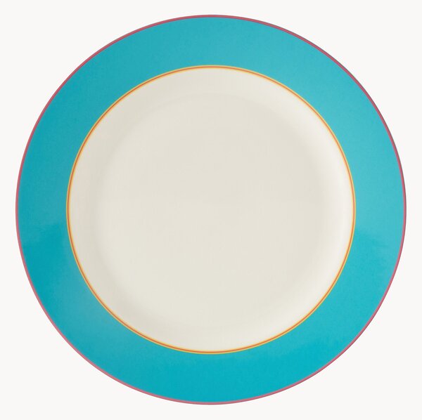 Piatto da portata in Fine China Calypso Turq Round