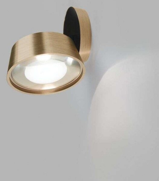 Plafoniera LIGHT-POINT, Dorato / Ottone, Soggiorno, Alluminio
