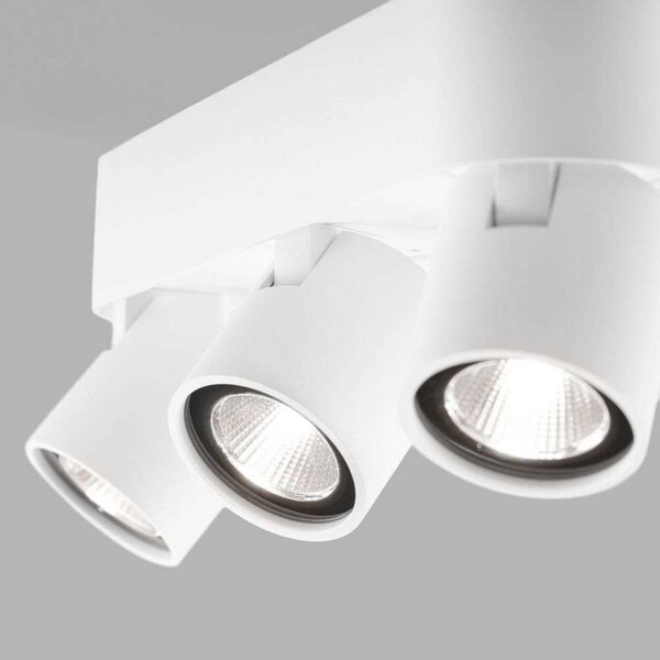 Plafoniera LIGHT-POINT, dimmerabile, Bianco, Cucina, Alluminio