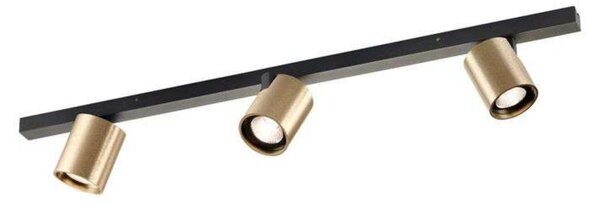 Plafoniera LIGHT-POINT, dimmerabile, Dorato / Ottone, Soggiorno, Alluminio