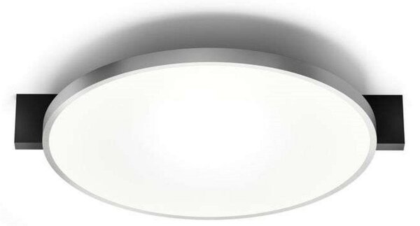 Plafoniera LIGHT-POINT, dimmerabile, Nero, Camera da letto, Alluminio