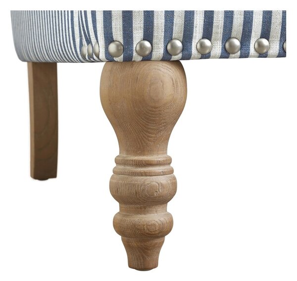 Poltrona in lino blu Jaya - Støraa
