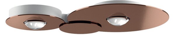 Plafoniera Lodes, dimmerabile, Bronzo / Ottone anticato, Metallo