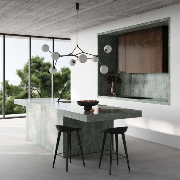 Lampadari 101 COPENHAGEN, Grigio, Sala da pranzo, Metallo