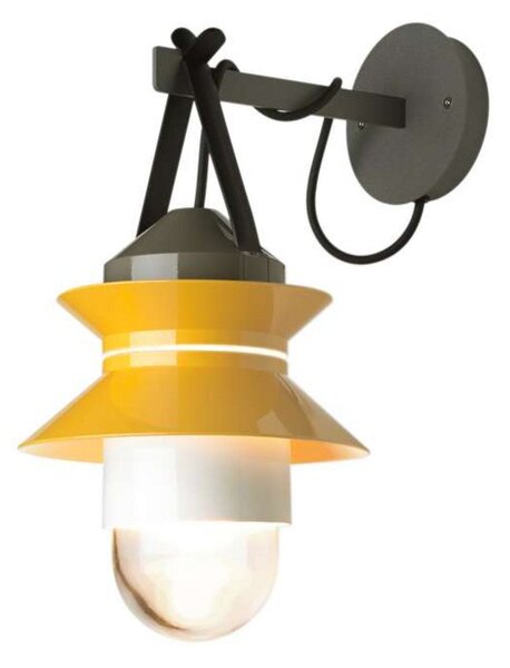 Applique da parete MARSET, Giallo, Plastica