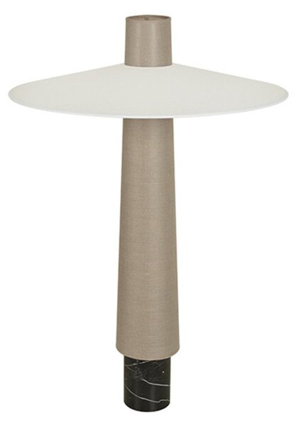 Lampada da terra Forestier, Thésée, Bianco, Soggiorno, Tessuto / Tessile, Boho