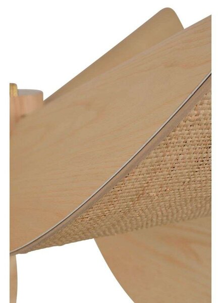 Lampada a sospensione Forestier, Lys, dimmerabile, Legno, Soggiorno, Altro, Design