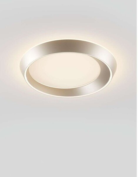 Plafoniera Lodes, dimmerabile, Dorato / Ottone, Camera da letto, Alluminio