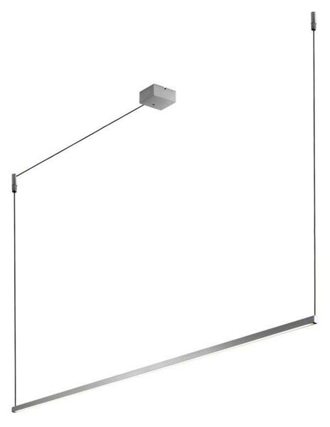 Lampada a sospensione LIGHT-POINT, Metallizzato, Sala da pranzo, Alluminio
