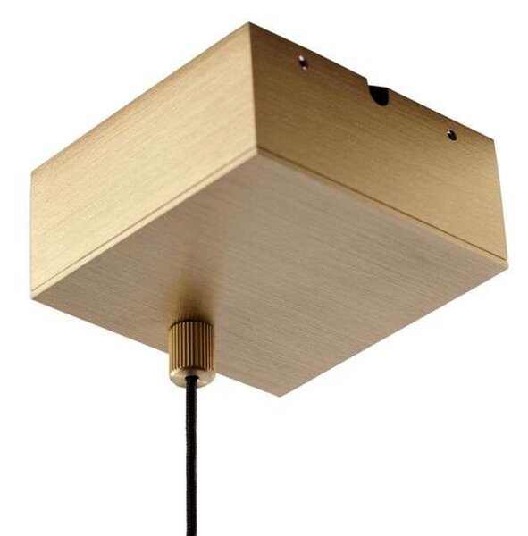 Lampada a sospensione LIGHT-POINT, Dorato / Ottone, Sala da pranzo, Alluminio