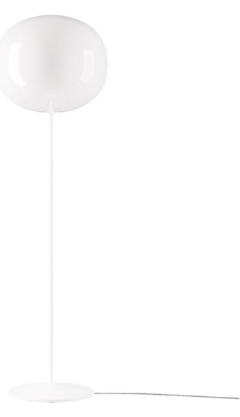 Lampada da terra Lodes, Bianco, Soggiorno, Vetro