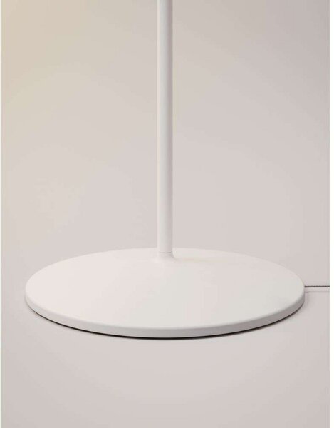 Lampada da terra Lodes, Bianco, Soggiorno, Vetro