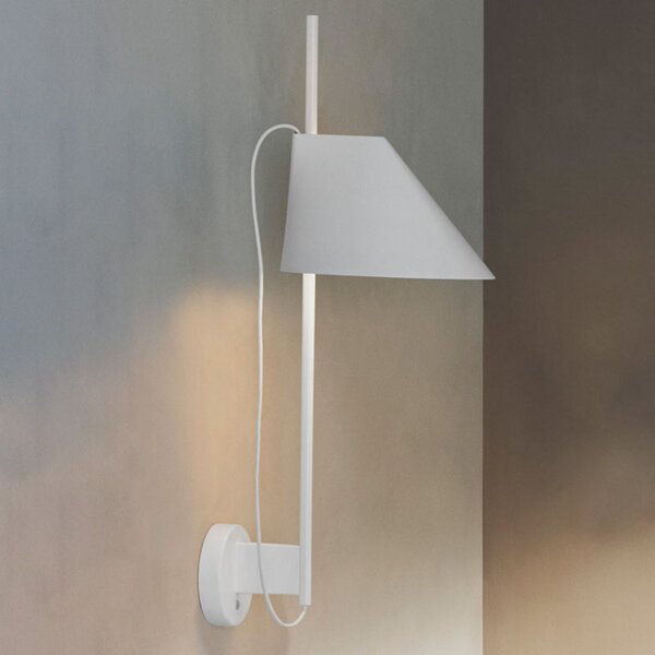 Applique da parete Louis Poulsen, Yuh, dimmerabile, Bianco, Soggiorno, Metallo, Design
