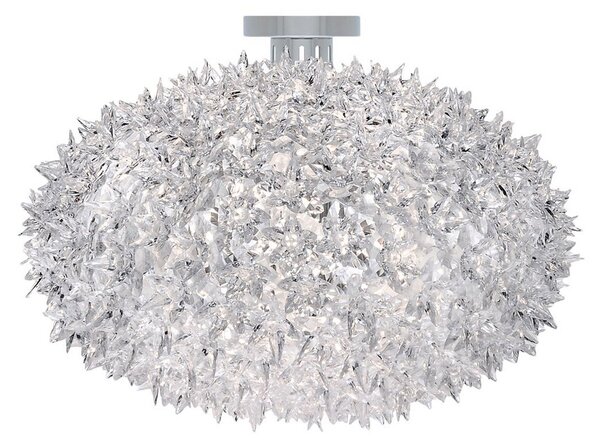 Plafoniera Kartell, Bloom C1, Trasparente, Soggiorno, Plastica, Design