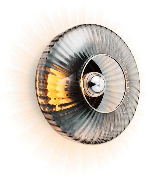 New Wave Optic Applique da Parete XL Smoke/Silver - Design By Us DESIGN BY US