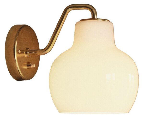 Applique da parete Louis Poulsen, VL Ring Crown, Dorato / Ottone, Soggiorno, Vetro, Design