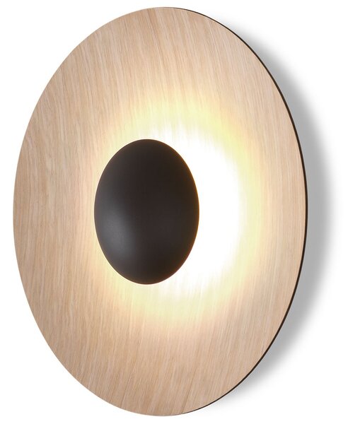 Applique da parete MARSET, Ginger 42 C, dimmerabile, Legno, Soggiorno, Metallo, Design