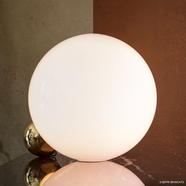 Lampade da tavolo FLOS, COPYCAT, dimmerabile, Bianco, Soggiorno, Vetro, Design