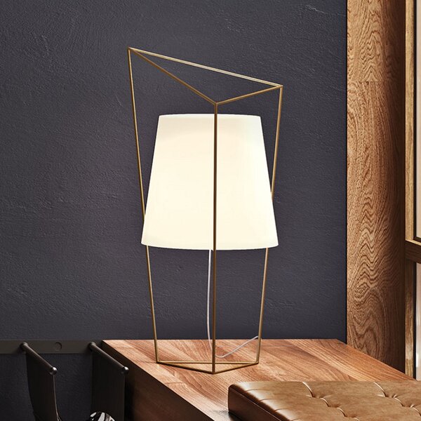 Lampade da tavolo kdln, Tatu, dimmerabile, Dorato / Ottone, Soggiorno, Vetro, Design