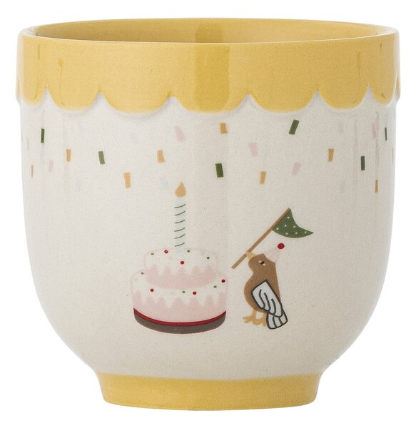 Tazza per bambini gialla e color crema in gres 150 ml Celebrate – Bloomingville Mini