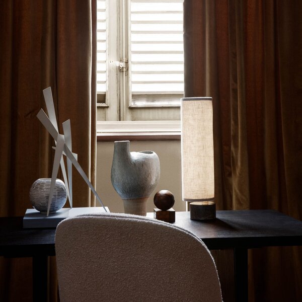 Lampade da tavolo GUBI, Unbound, dimmerabile, Grigio, Soggiorno, Pietra, Scandinavo