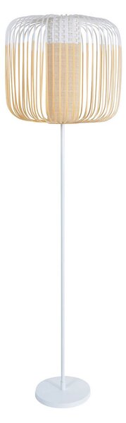 Lampada da terra Forestier, Bamboo Light, Bianco, Soggiorno, Bambù, Design