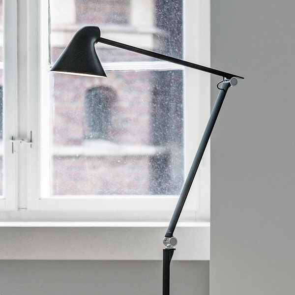 Lampada da terra Louis Poulsen, NJP, dimmerabile, Nero, Soggiorno, Metallo, Design