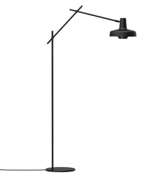 Lampada da terra GRUPA, Arigato, Nero, Studio / Ufficio, Metallo