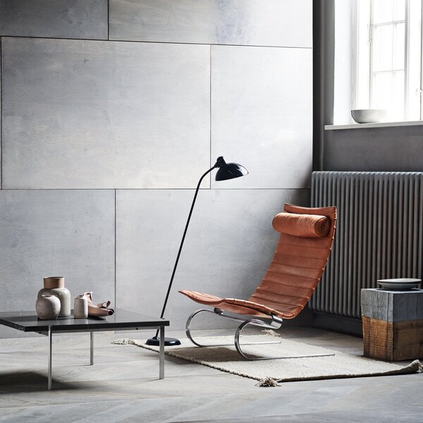 Lampada da terra FRITZ HANSEN, Kaiser Idell 6556-F, Nero, Soggiorno, Metallo, Design
