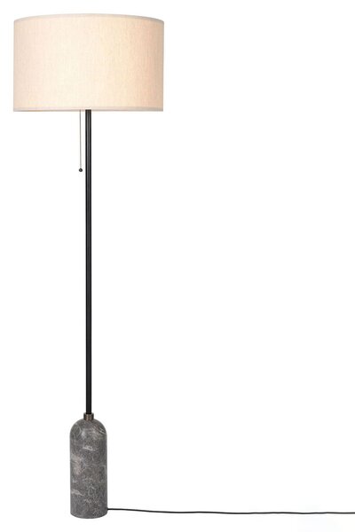 Lampada da terra GUBI, Gravity, dimmerabile, Beige, Soggiorno, Pietra, Design