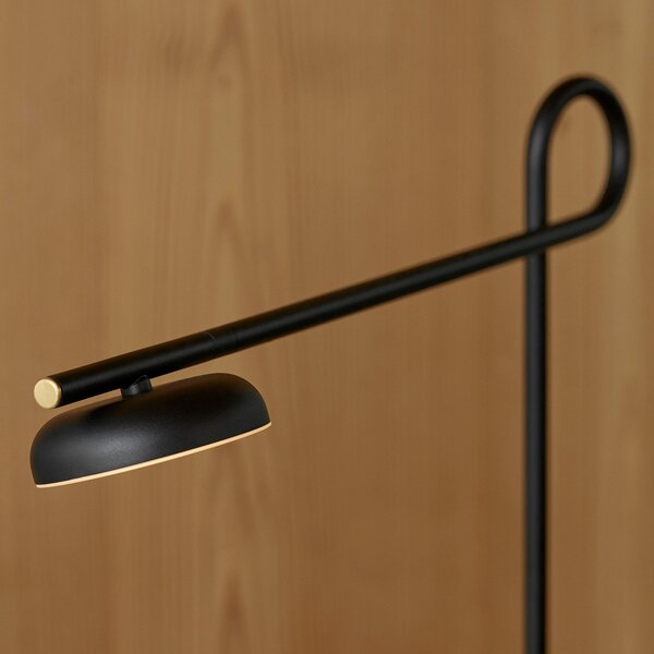 Lampada da terra Northern, Salto, dimmerabile, Nero, Soggiorno, Metallo, Design