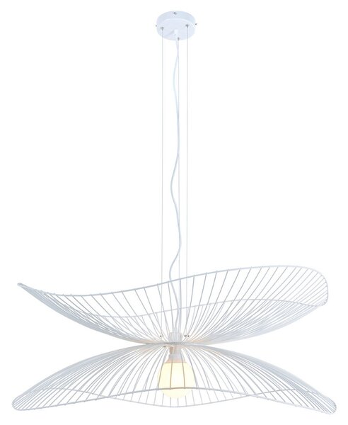 Lampada a sospensione Forestier, Libellule L, dimmerabile, Bianco, Soggiorno, Metallo, Design