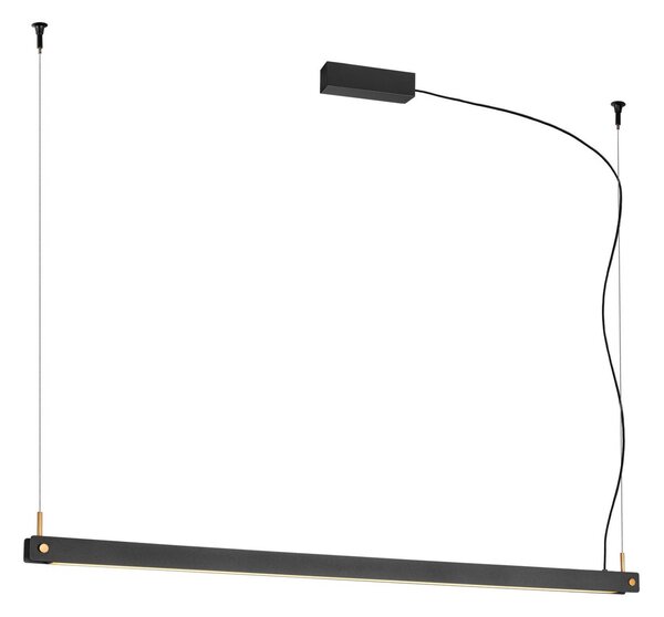 Lampada a sospensione SLV, Noya PD, dimmerabile, Nero, Soggiorno, Metallo, Moderno