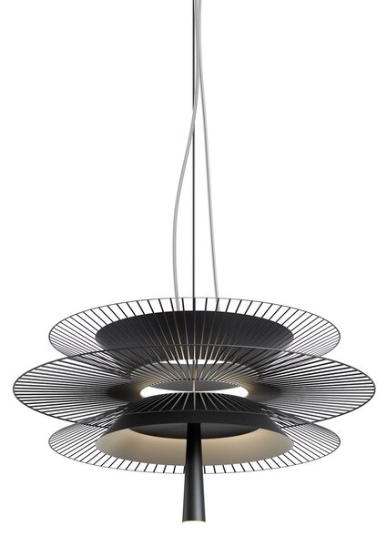 Lampada a sospensione Forestier, Gravity 2, Nero, Cucina, Metallo, Design