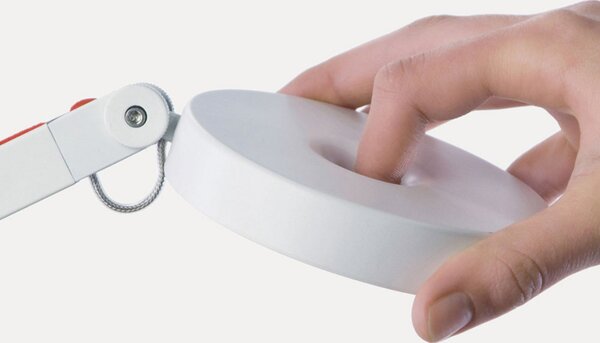 Lampada da terra Rotaliana, String F1 DTW, dimmerabile, Bianco, Soggiorno, Metallo, Design