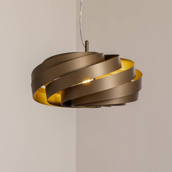 Lampada a sospensione Vento Euluna, dimmerabile, Marrone / Ruggine, Soggiorno / Sala da pranzo, Metallo, Moderno, Lampada a sospensione