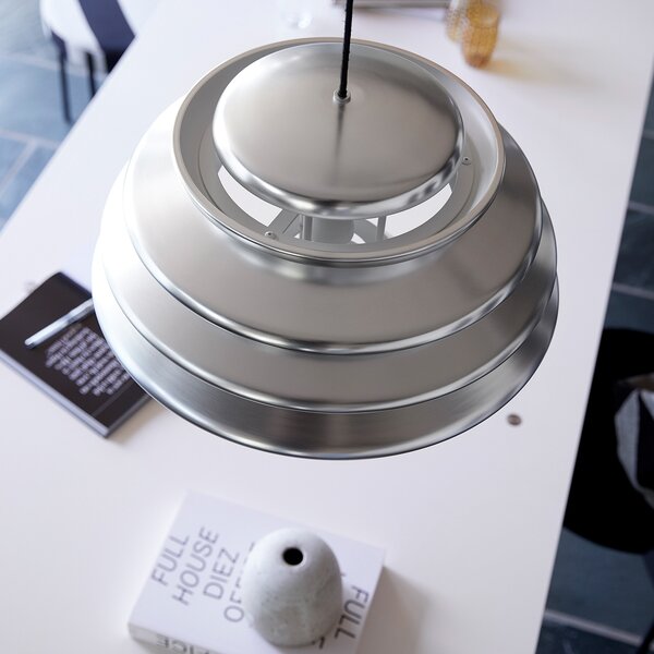 Lampada a sospensione Verpan, Hive, dimmerabile, Metallizzato, Soggiorno, Metallo, Design