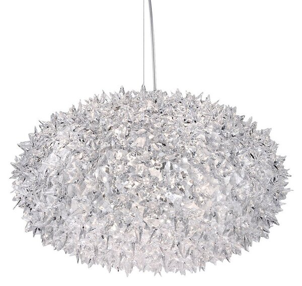 Lampada a sospensione Kartell, Bloom S1, Trasparente, Soggiorno, Plastica, Design