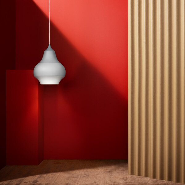 Lampada a sospensione Louis Poulsen, Cirque, dimmerabile, Grigio, Soggiorno, Metallo, Design
